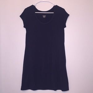 Navy Short Sleeve Dress